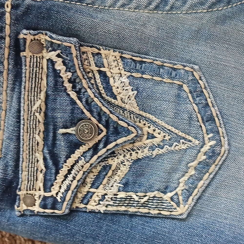 Vigross slim boot cut  blue jeans size 2 - Picture 16 of 16